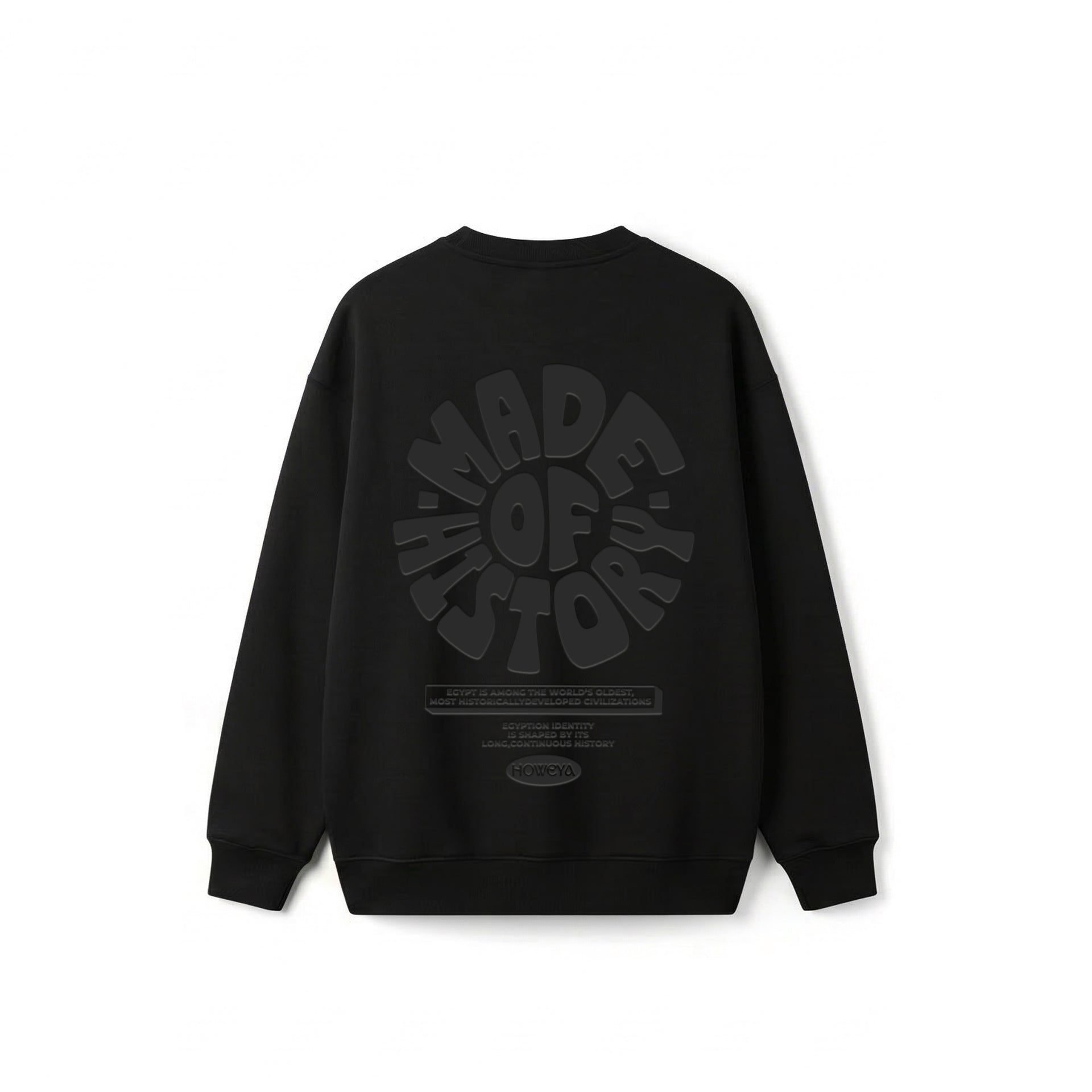 "made of history" crewneck